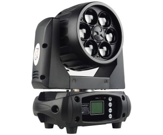 Moving Head FOS Technologies Iridium 6x15w Wash (Black)