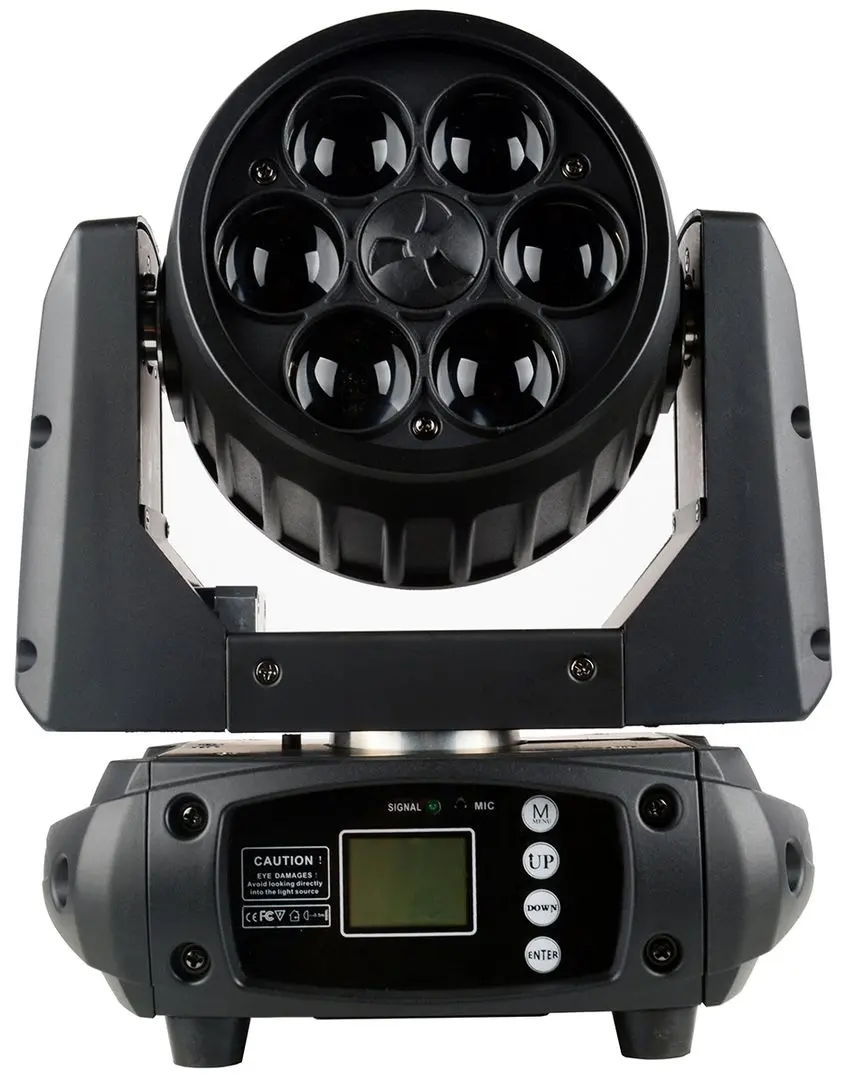 Moving Head FOS Technologies Iridium 6x15w Wash (Black)