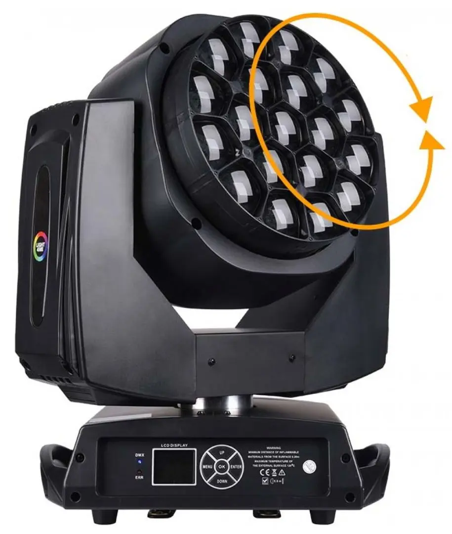 Moving Head Light4Me Galaxy (Black)