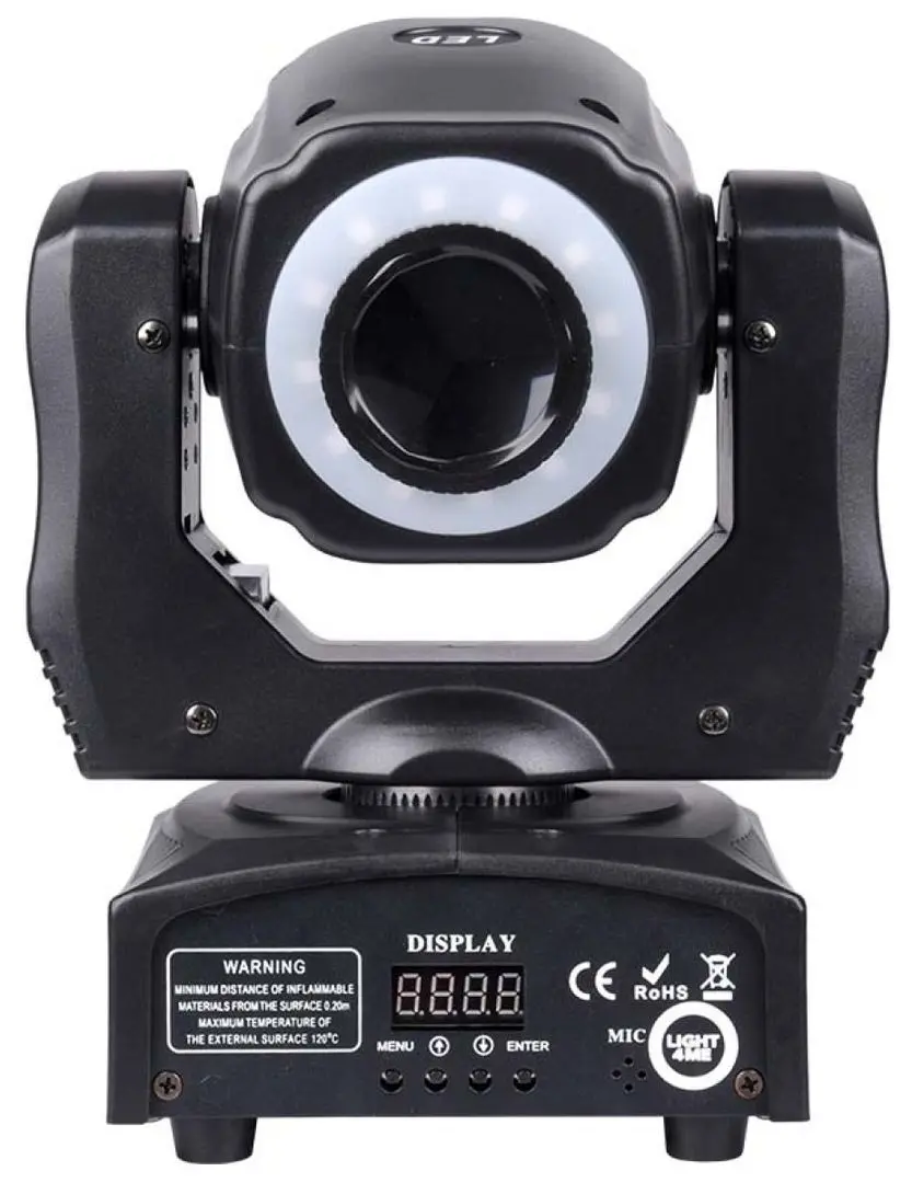 Moving Head Light4Me Mini Spot 60 Ring (Black)