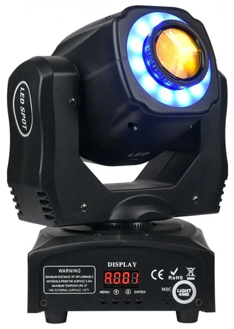 Moving Head Light4Me Mini Spot 60 Ring (Black)