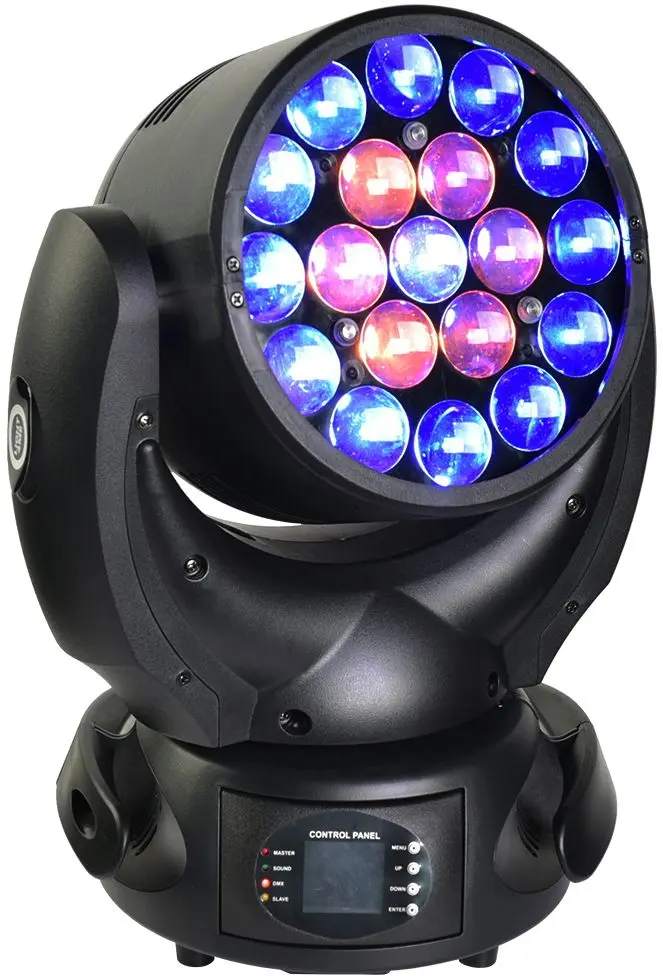 Moving Head Light4Me Robo Zoom Wash 1915 (Black)