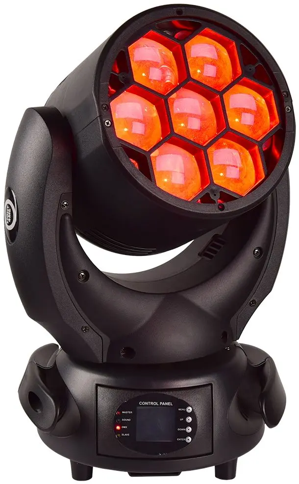 Moving Head Light4Me Robo Zoom Wash 740 (Black)