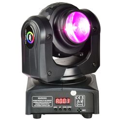 Moving Head Light4Me Twin Beam 210 (Black)