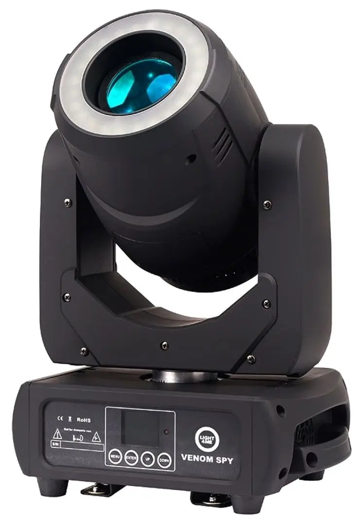 Moving Head Light4Me Venom Spy Ring (Black)