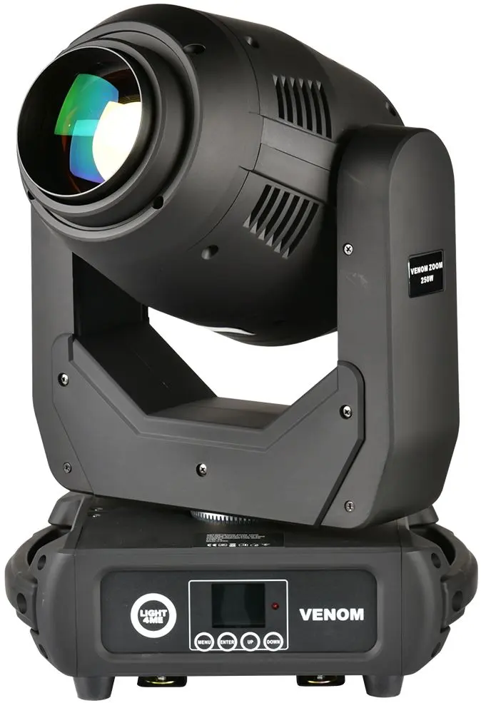 Moving Head Light4Me Venom Zoom 250 (Black)
