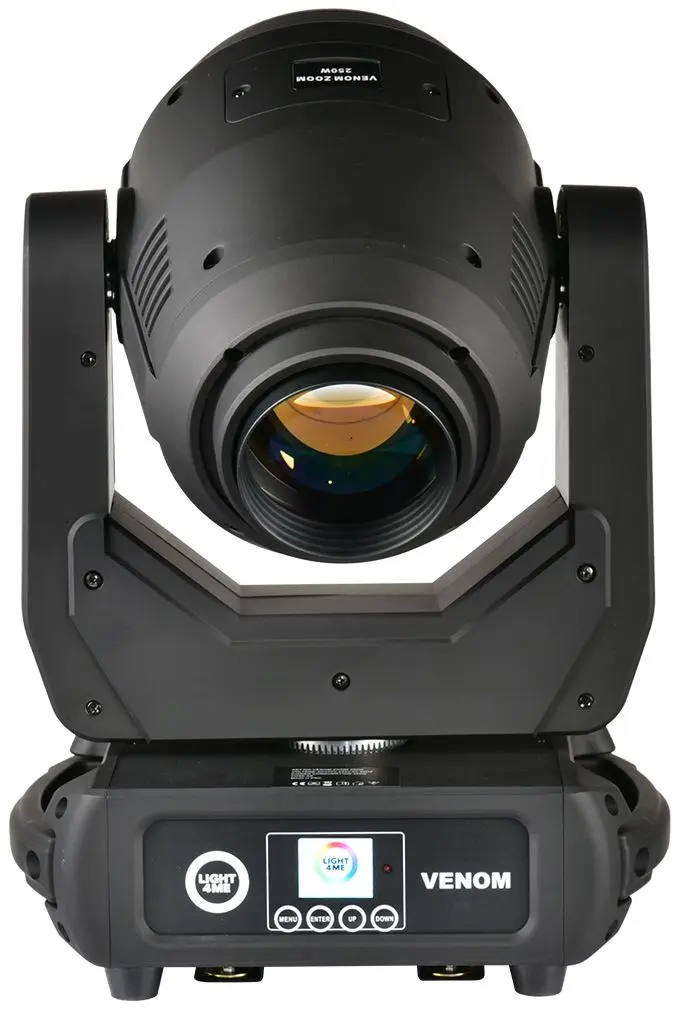 Moving Head Light4Me Venom Zoom 250 (Black)