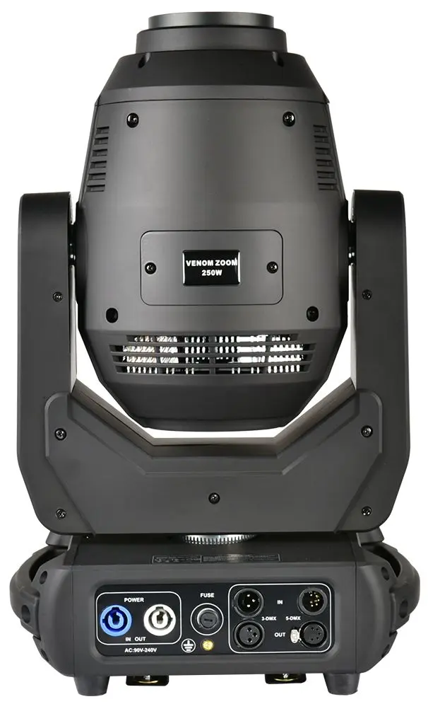 Moving Head Light4Me Venom Zoom 250 (Black)