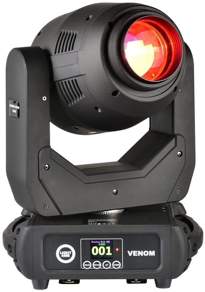 Moving Head Light4Me Venom Zoom 250 (Black)