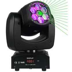 Moving Head Light4Me Wizard (Black) Thumb