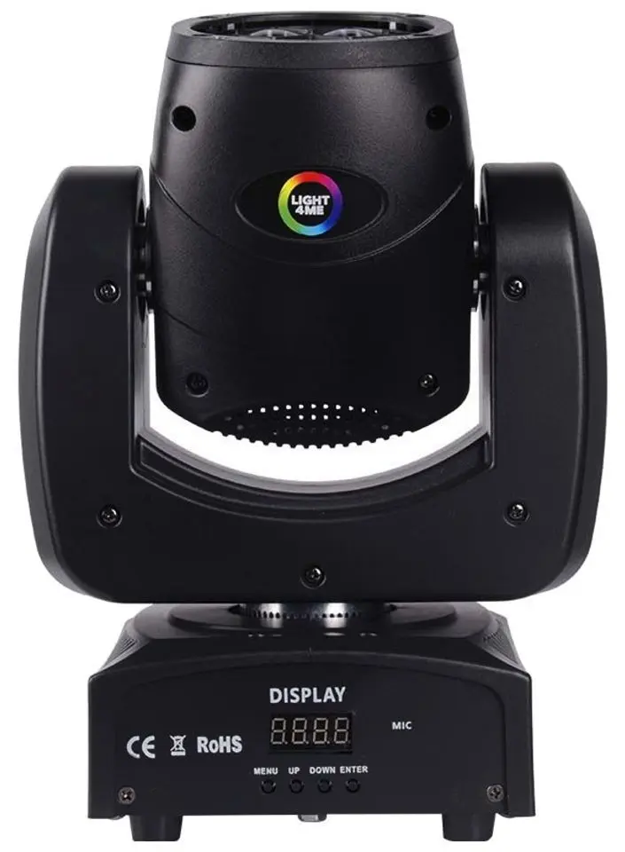 Moving Head Light4Me Wizard (Black)