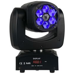 Moving Head Light4Me Wizard (Black)