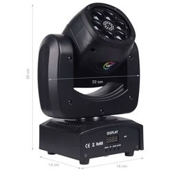 Moving Head Light4Me Wizard (Black) Thumb