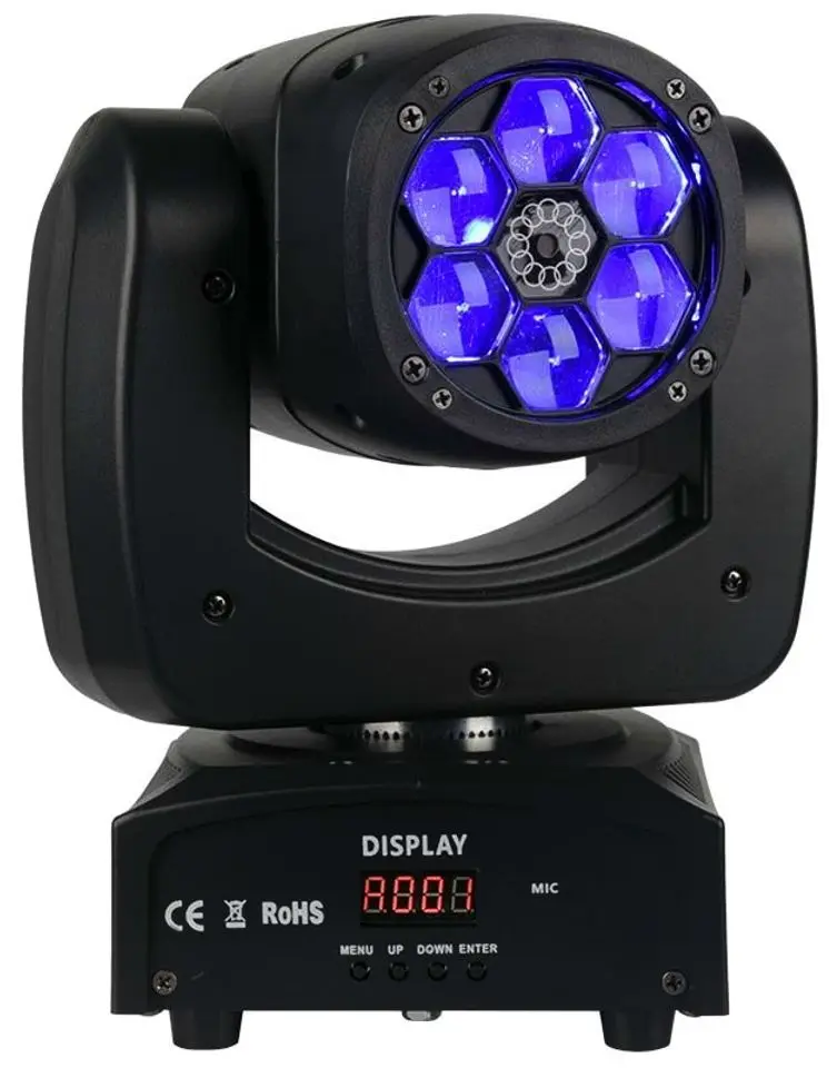 Moving Head Light4Me Wizard (Black)