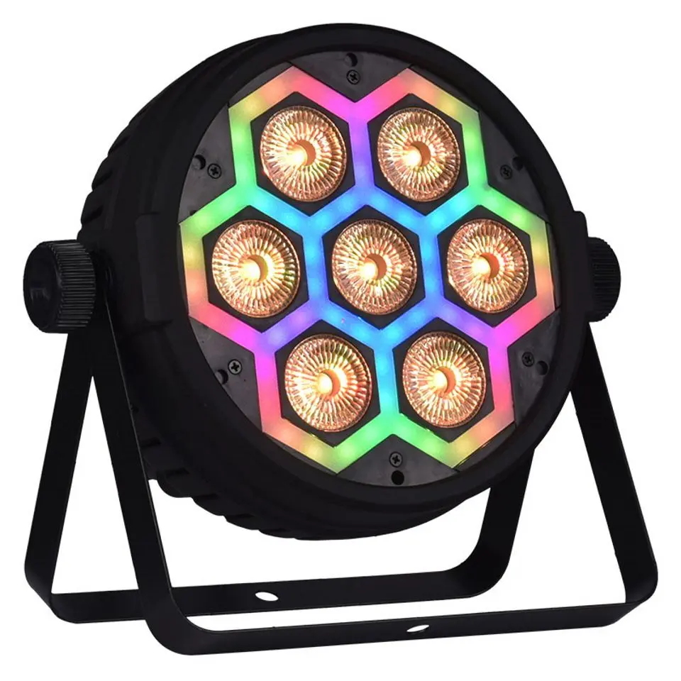 Proiector Light4Me Frame Par 7x12W (Black)