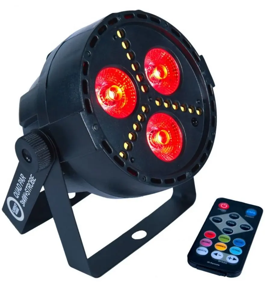 Proiector Light4Me Quad Par Strobe (Black)