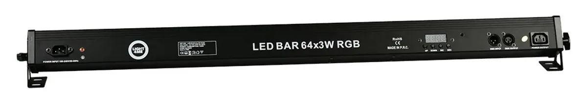 Bara LED Light4Me 64x3W RGB IR (Black)