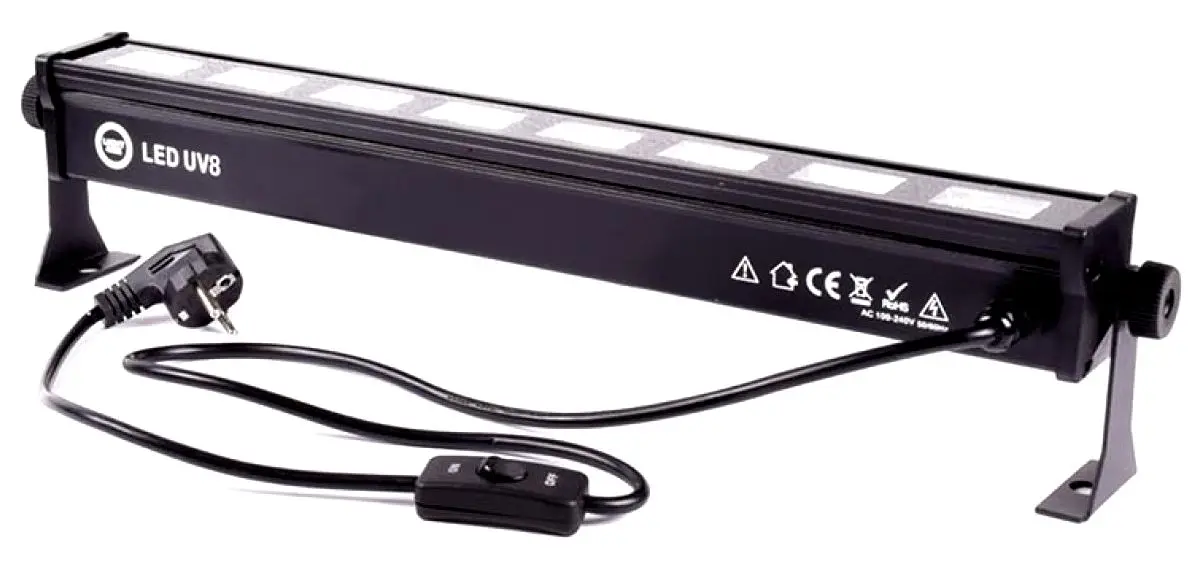Bara LED Light4Me UV 8 (Black)