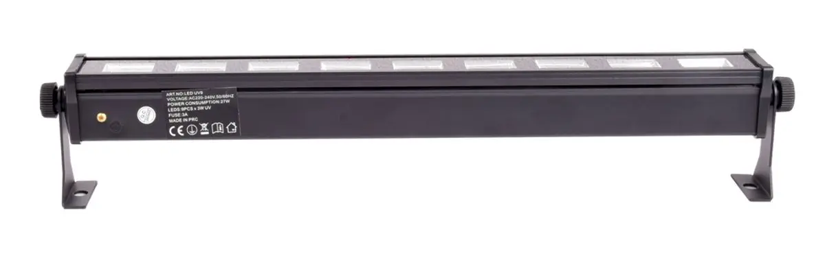 Bara LED Light4Me UV 9 + White (Black)