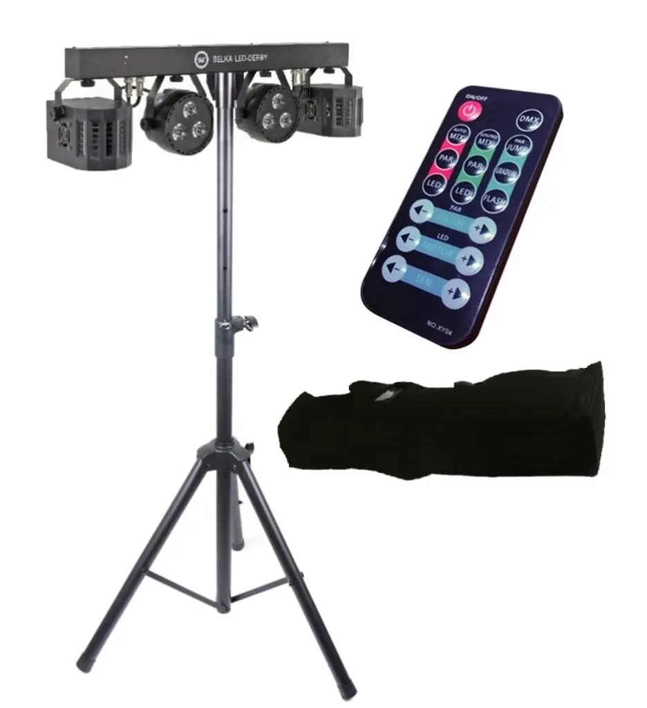 Sistem de iluminare Light4Me LED Par Derby (Black)