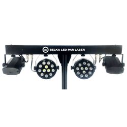 Sistem de iluminare Light4Me LED Par Laser (Black) Thumb