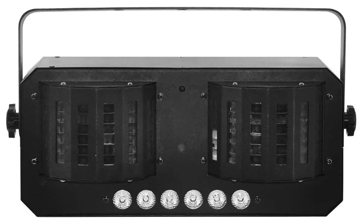 Efect de lumina Light4Me Derby Mix Strobo Laser (Black)