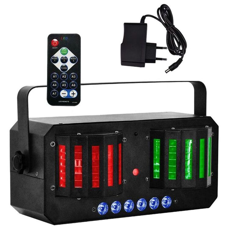 Световой эффект Light4Me Derby Mix Strobo Laser (Black)