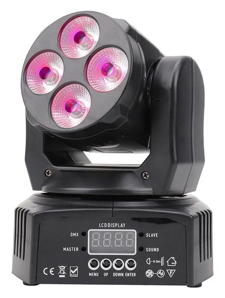Moving Head NN 408 Wash 4x8W RGBW (Black)