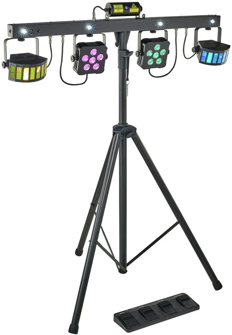 Sistem de iluminare Stairville LED BossFx-1 Pro Bundle (Black)