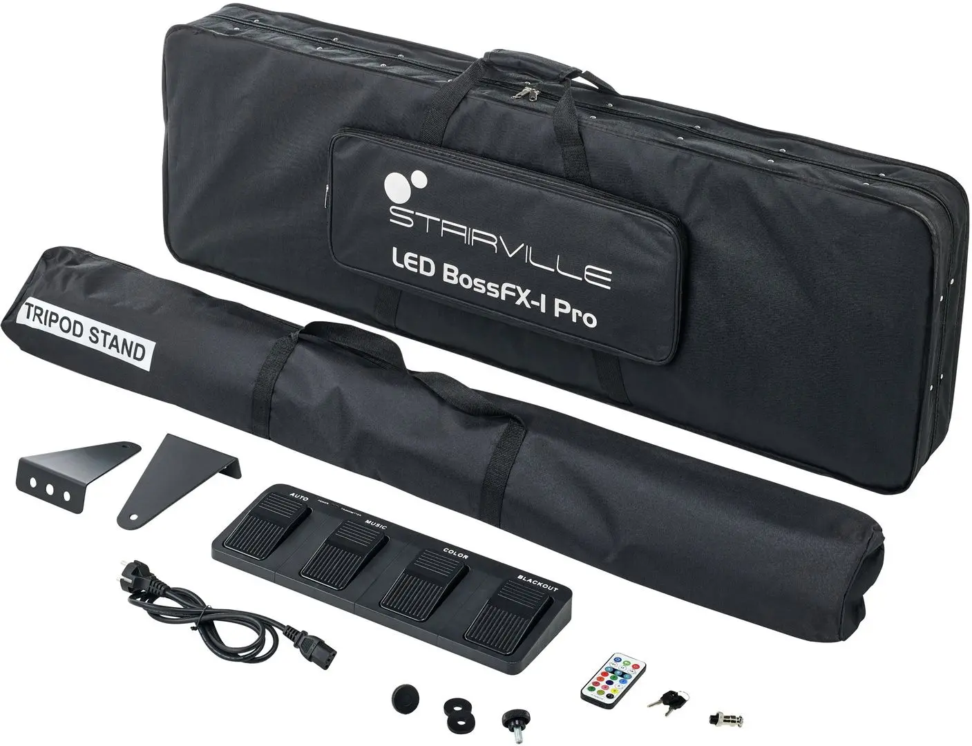 Sistem de iluminare Stairville LED BossFx-1 Pro Bundle (Black)