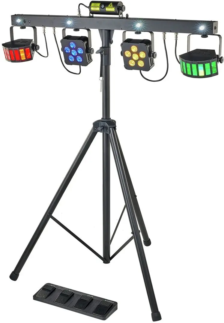 Sistem de iluminare Stairville LED BossFx-1 Pro Bundle (Black)