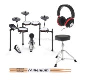 Set de tobe electronice Alesis Nitro Max Kit Bundle (Black)