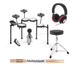 Set de tobe electronice Alesis Nitro Max Kit Bundle (Black)