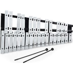 Xilofon Costway MU10043 (Black/Silver) Thumb