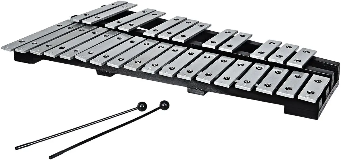 Xilofon Costway MU10043 (Black/Silver)