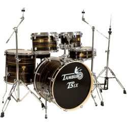 Cazan Tamburo T5LXFT1414WGBK 14X14 (Wood Grain Black) Thumb