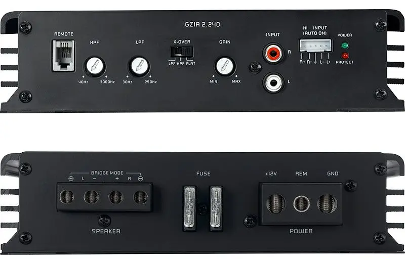 Amplificator de sunet Ground Zero GZIA 2.240 (Black)