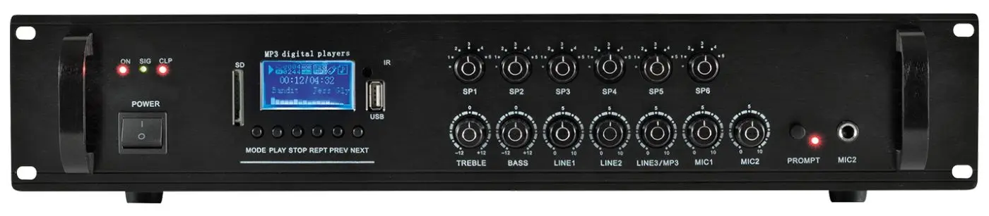 Mixer-amplificator SAL MPA 240BT (Black)
