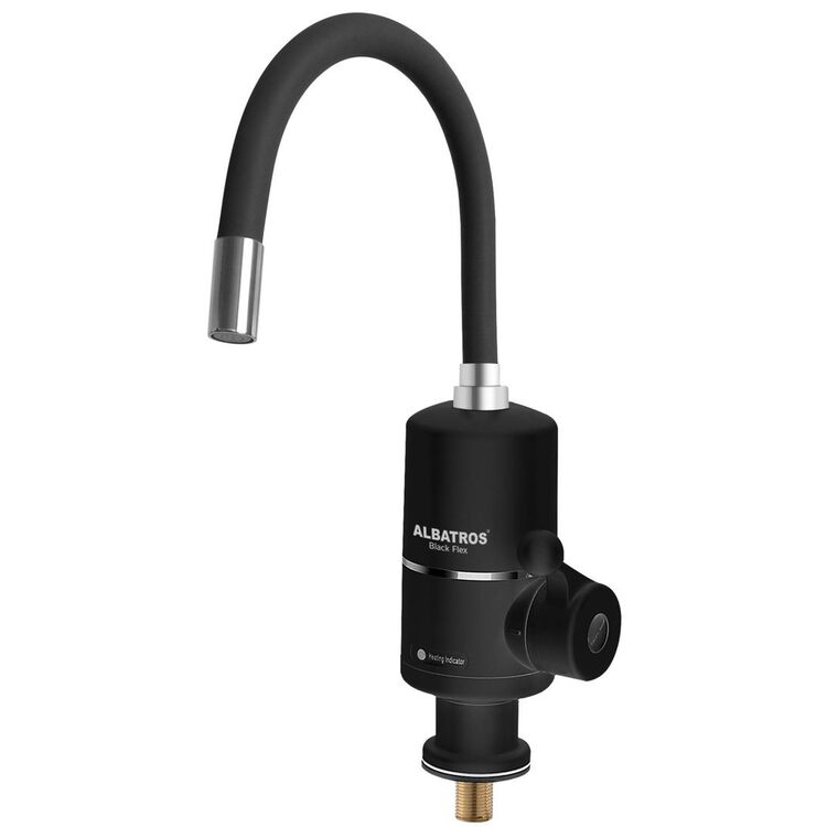 Robinet-incalzitor de apa Albatros Black Flex (Black)