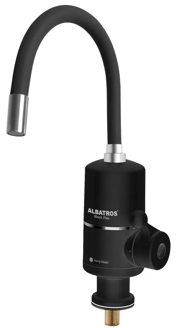 Robinet-incalzitor de apa Albatros Black Flex (Black)