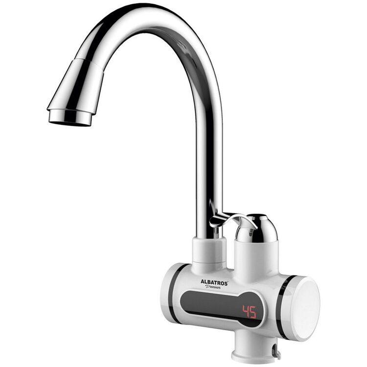 Robinet-incalzitor de apa Albatros Premium (Inox/White)