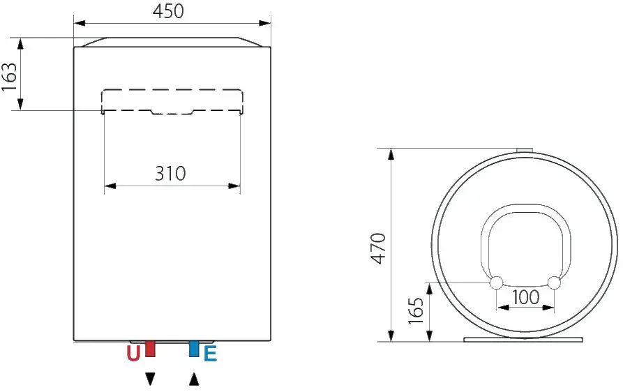 Электрический бойлер Ariston Lydos Wi-Fi 80 V 1.8K EN EU (White)