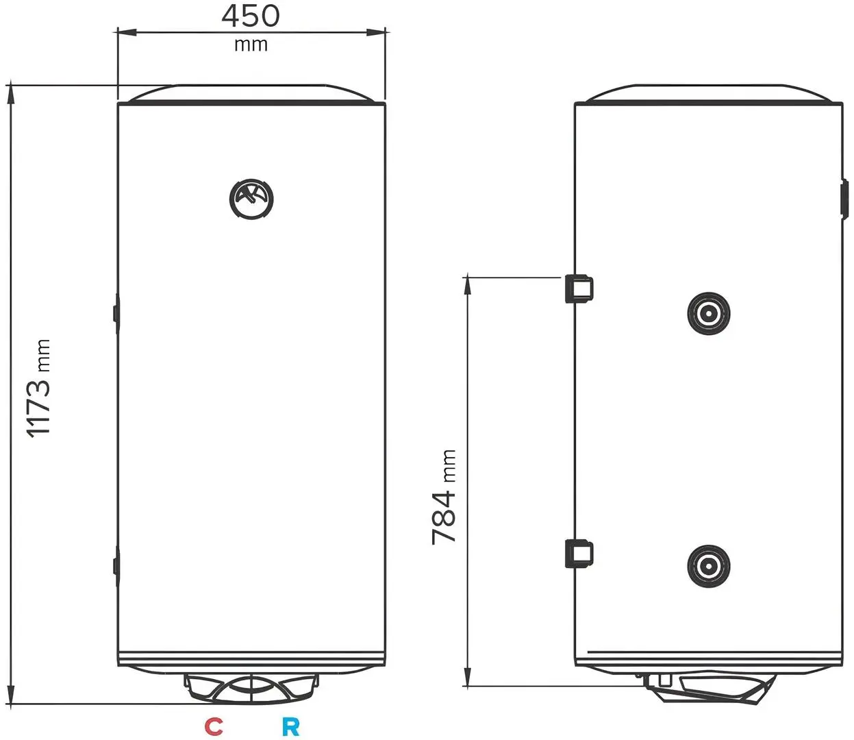 Boiler termoelectric Ariston Pro R 150 VTS EVO EU (White)