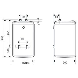 Электрический бойлер Atlantic O'Pro Small PC 10 RB (White) Thumb
