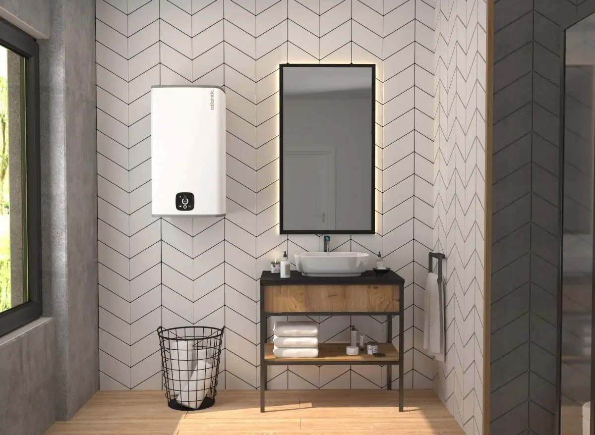 Электрический бойлер Atlantic Steatite Cube Wi-Fi ES-VM 100 S4 C2 WD (White) - 4