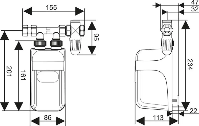 Водонагреватель проточный Dafi POZ03579 (White) - 2