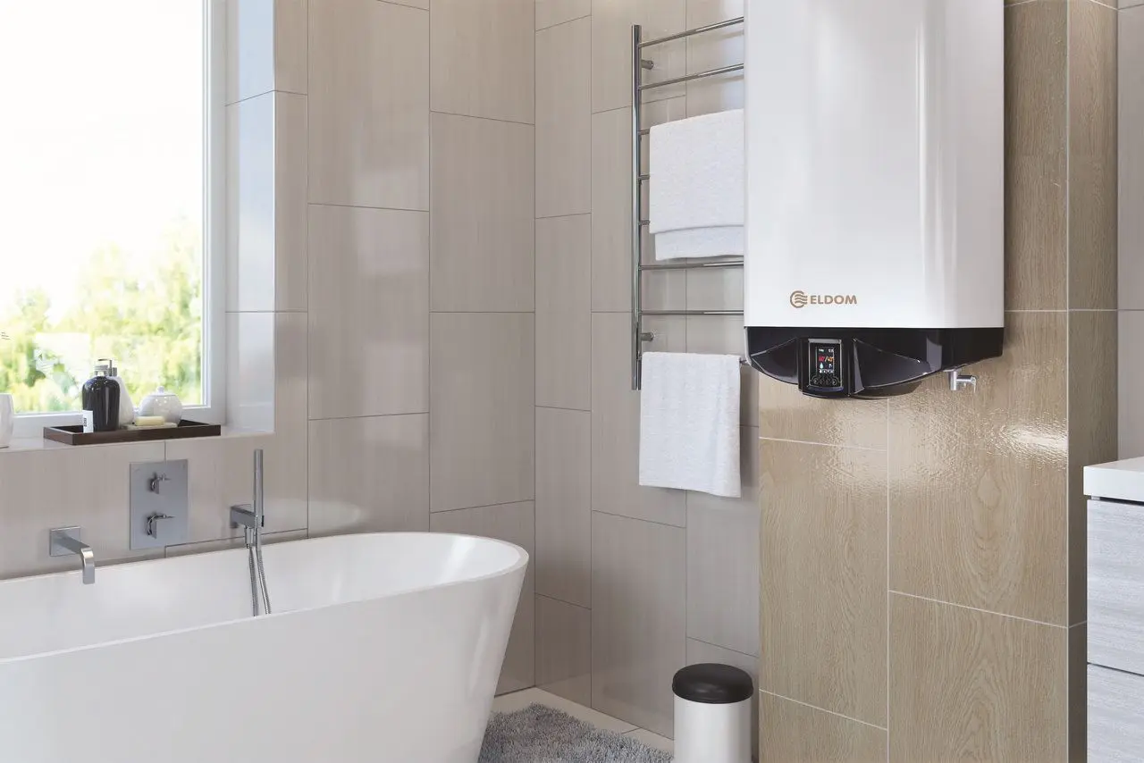 Электрический бойлер Eldom Galant Duo Wi-Fi DU100W 80L (White) - 4