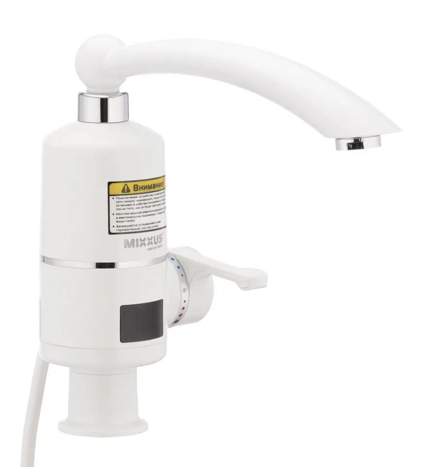 Кран-водонагреватель Mixxus Electra 120-E (White)