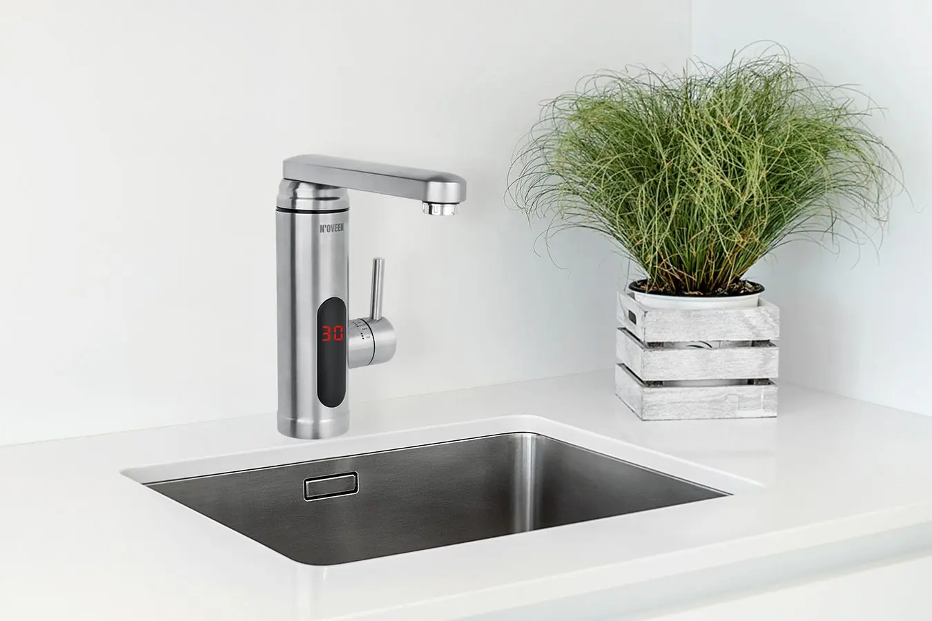 Кран-водонагреватель Noveen IWH560 (Inox)