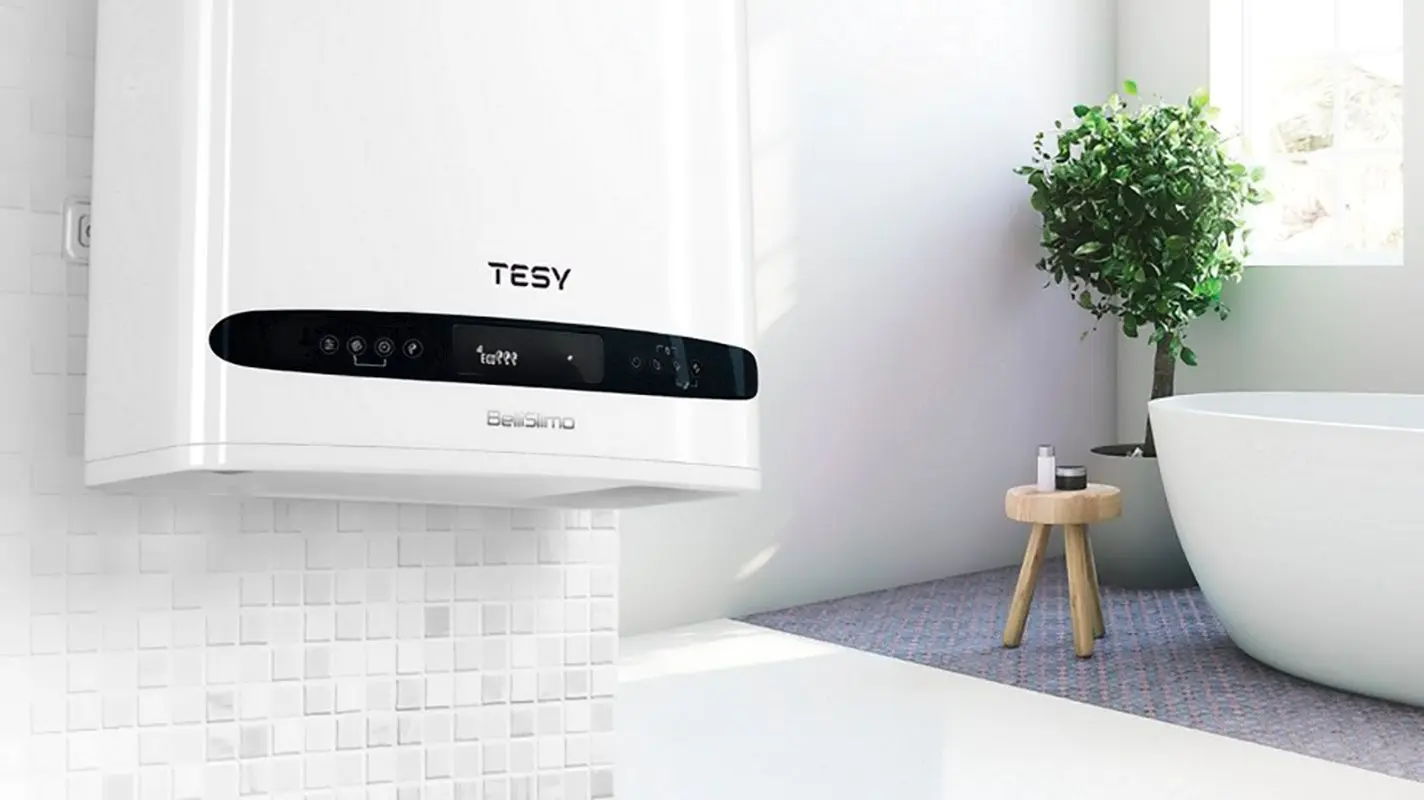 Boiler electric Tesy BelliSlimo Cloud GCR 80 27 22 E31 ECW (White)